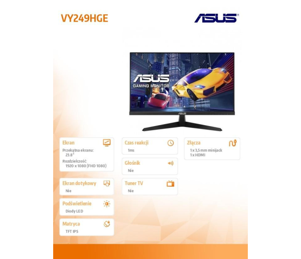 ASUS VY249HGE - 1158575 - zdjęcie 6